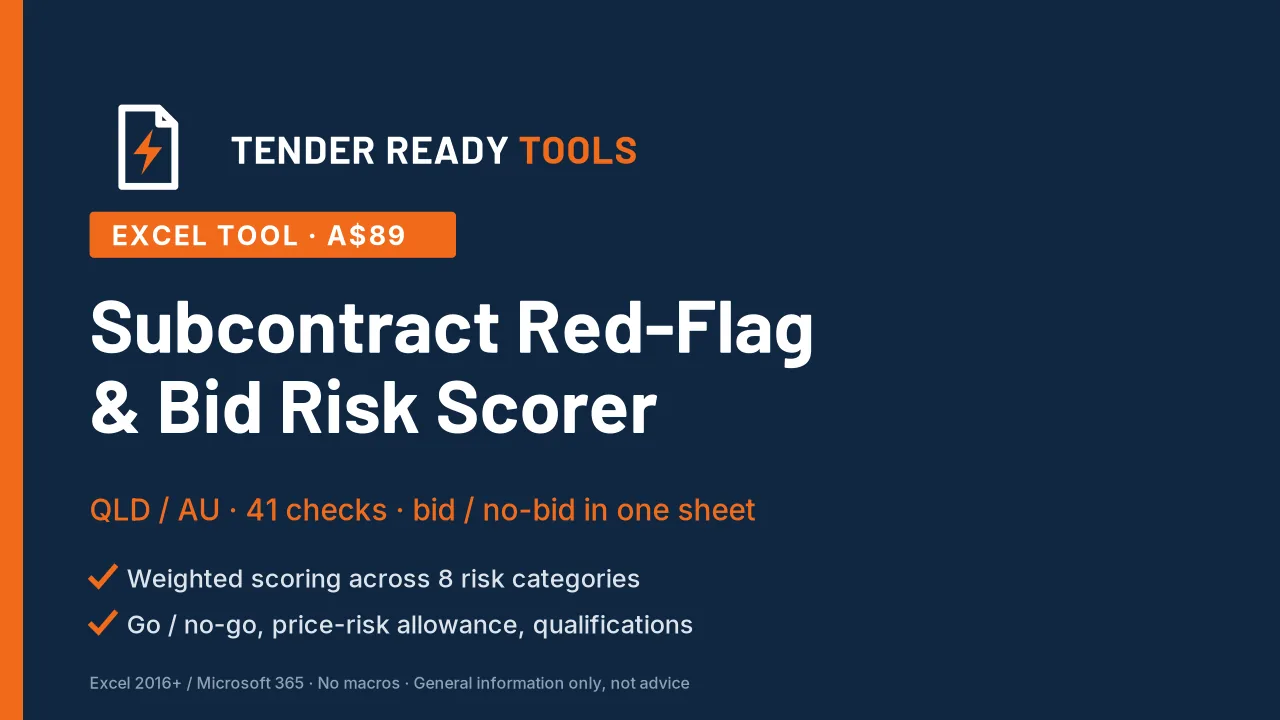 Subcontract Red-Flag & Bid Risk Scorer cover